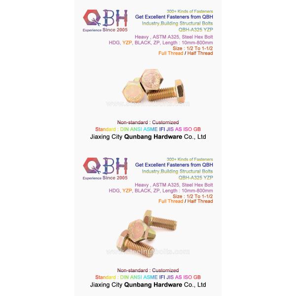 ASTM A325 A325m HDG Carbon Stainless Steel Full Half Thread 2h Nut F436m Washer Building Material Anchor Structural Bolt