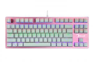 China Gold / Pink Mechanical Gaming Keyboard 87 Keys Mechanical Keyboard For Typing on sale