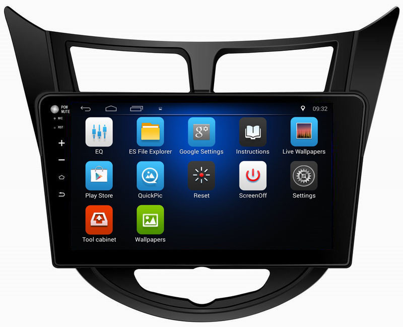 Ouchuangbo car radio gps nav multimedia stereo android 8.1 for Hyundai Verna 2010 with BT USB wifi 4*45 Watts amplifier