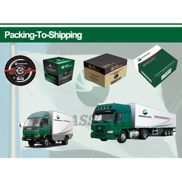 Grassland 14" Stainless Steel Cutting Discs Monocrystalline Fused Alumina Abrasive R Grade Hardness 355x4.0x25.4mm Diameter