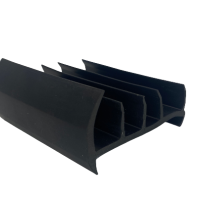 Craft Black T Shape Weather Strip Rubber Seal for Container Back Door Extruded in Black