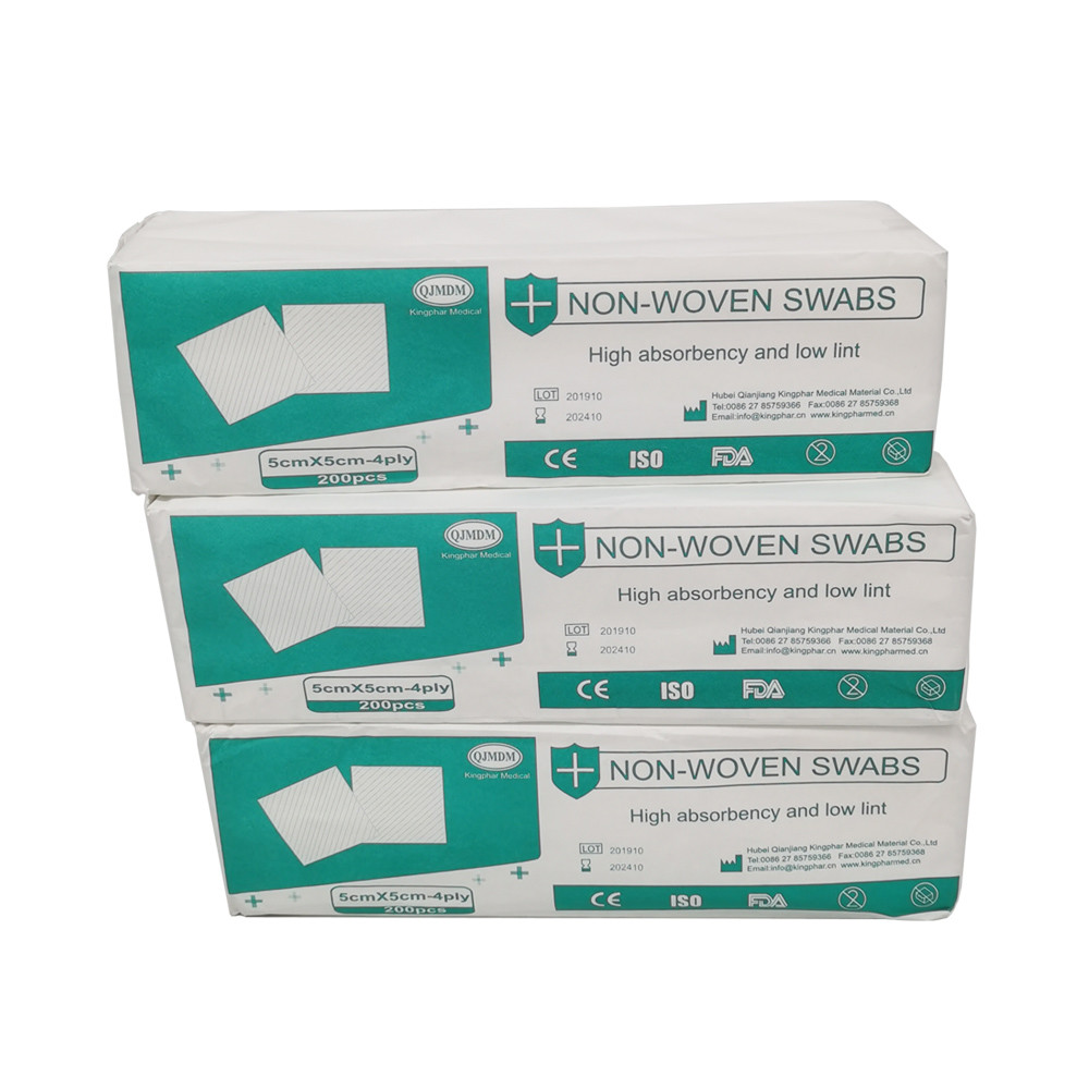Disposable 4ply 7.5cmX7.5cm Non Woven Sponges