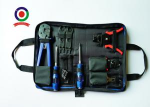 China Blue Solar PV Tool Kits Carbon Steel Material With  Crimping Stripper And Cutter on sale