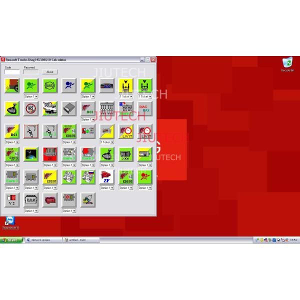 RD630 Laptop With Heavy Duty Truck Diagnostic Scanner For NG10 Truck