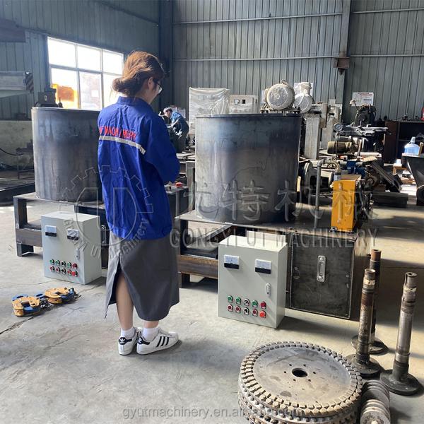 250-300kg/h Capacity Hot Press Hydraulic Rice Husk Briquette Paper Brick Making Machine