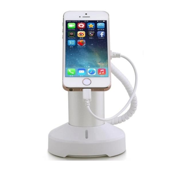 COMER security mobile phone locking holder with alarm sensor cable and charging cable for retail shops