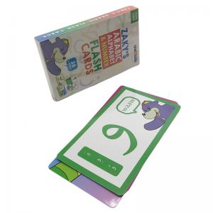 China Pantone Colors Learning Flash Cards , Smooth Alphabet Letters Flashcards on sale