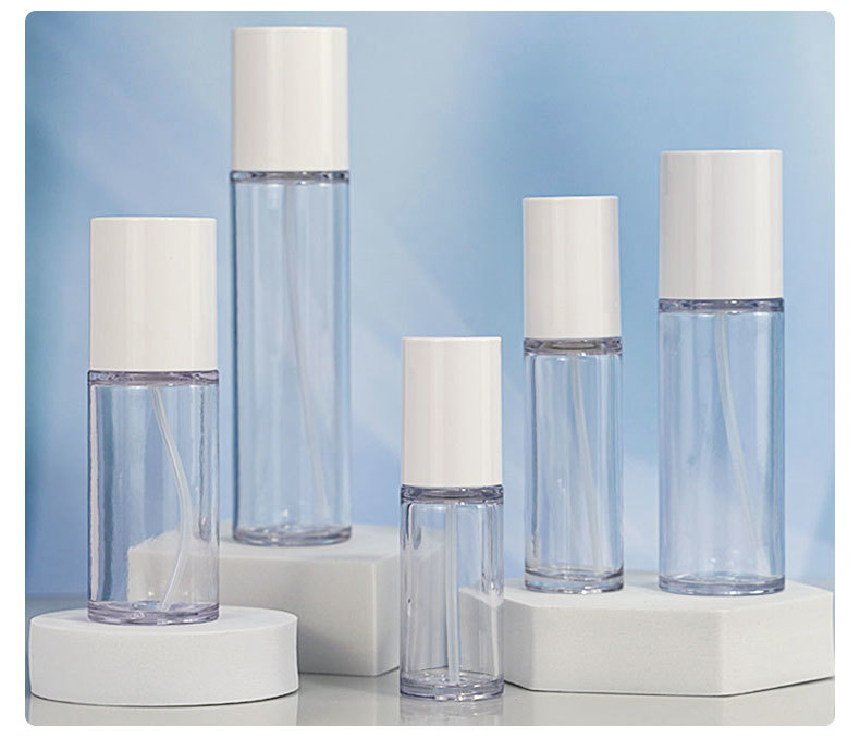 Large Capacity PETG Skincare for Essence Cream Dispenser Bottle Set Replacement Pump Empty Refillable Jar for Skin Care