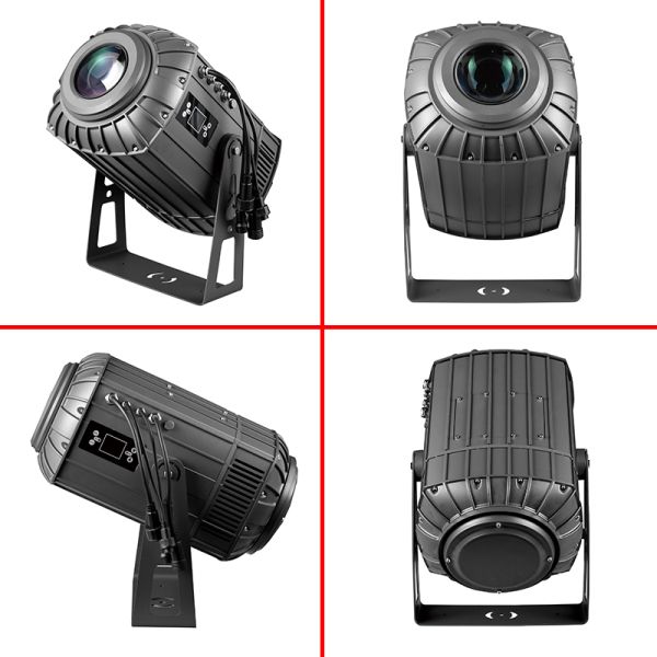 300W LED Outdoor Projection Light Zoom Gobo Dynamic Floating Effect Waterproof