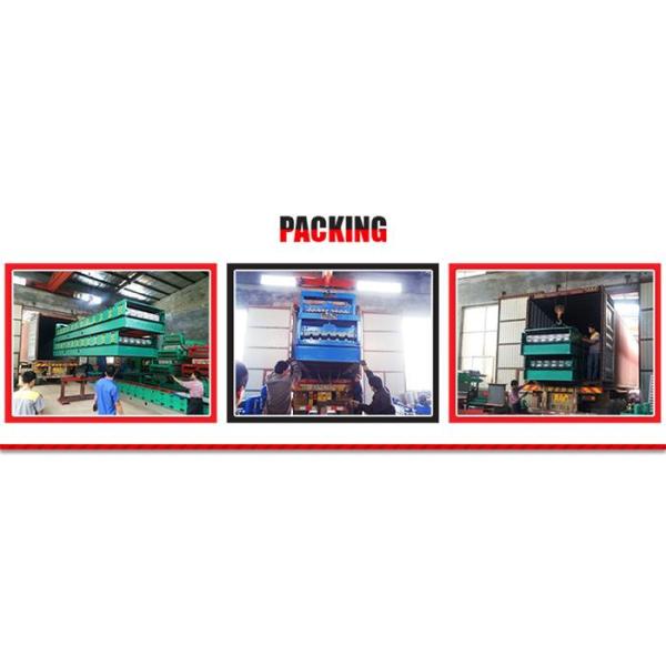 Automatic Glazed Tile Roll Forming Machine With 2.5 Ton Capacity Decoiler