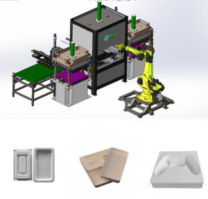 Quality Paper Bagasse Pulp Molding Machine Low Noise Bagasse Plate Making Machine wholesale