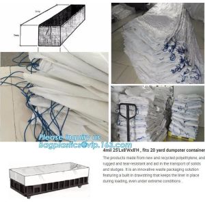PP Fabric Waterproof Inexpensive Bulk Dumpster Container Liners,Polyethylene