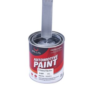 Refinish Sparking Silver Metallic Automotive Paint Powder Coating 1K Basecoat