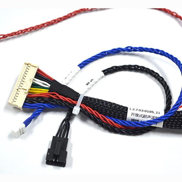 Industrial Shielded 30cm Wire Harness Cable Assembly Anti Sway