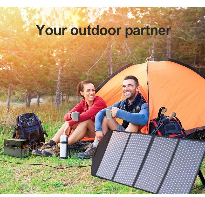 Panel Solar Faltbare 60W100w120W150W For Camping Portatil Portable