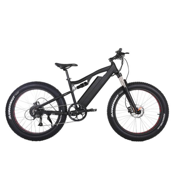 26 Inch Wheel E Bike Smart Type Sensor Disc Brake 7 Speed Fat Tyre Mountain Electric Bike