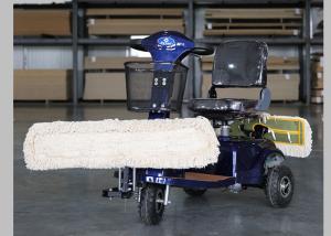 Quality OEM  /  ODM Driving Mop Dust Cart Electric Scooters With Three Wheels CE wholesale