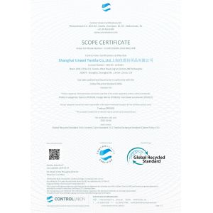 Shanghai Uneed Textile Co.,Ltd Certifications