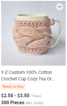 Y-Z Comfy Grey Mug Cozy Drinkware Tea Cup Knit Cable Warmer Removable Birthday Gift Mug Sweater