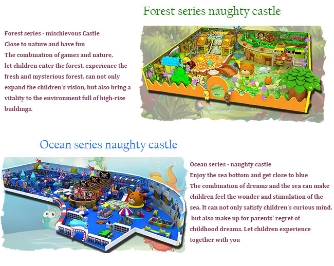 Customized Plastic Soft Play Kids Indoor Playground Equipment