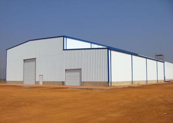 Q235 / Q355 Steel Structure Warehouse Prefabricated Steel Frame Buildings