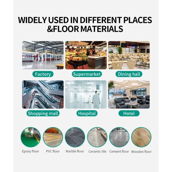 CE Commercial 20 Inch Walk Behind Floor Scrubber Drier 155rpm