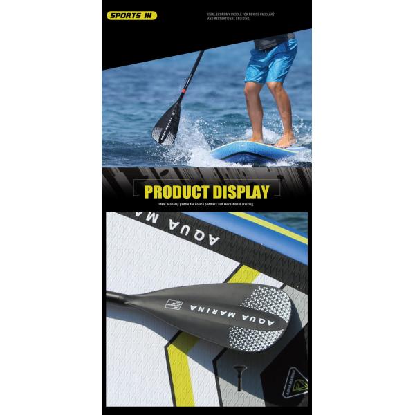 Aluminum Alloy Single Blade 200cm Three Piece SUP Paddle