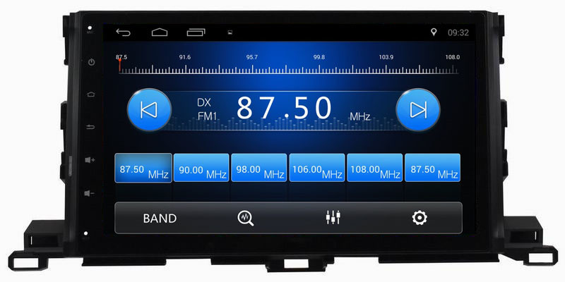 Ouchuangbo car radio multi media digital screen for Toyota Highlander 2015 with USB SWC 1080P Video BT android 8.1