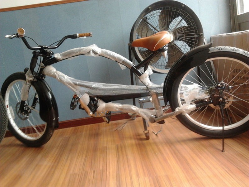 23KGS 24 Inch Chopper Bike Bicycle Long Beach Cruiser Bikes for Man