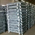 Galvanized Folding Wire Cage 1.5T Stackable Storage Cages