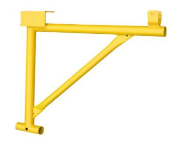 Yellow Scaffolding Accessory Customized Side Brackets For Scaffold