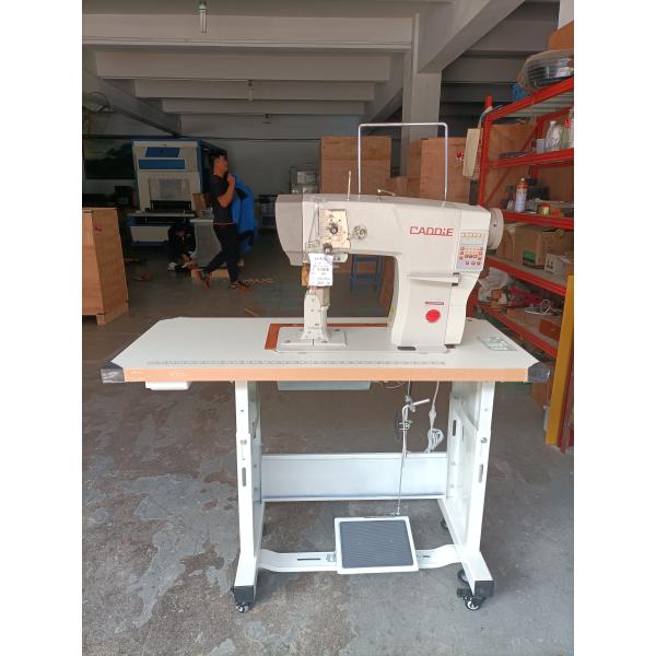 Computerized Single Needle Sewing Machine Roller Feed 220v High Stability