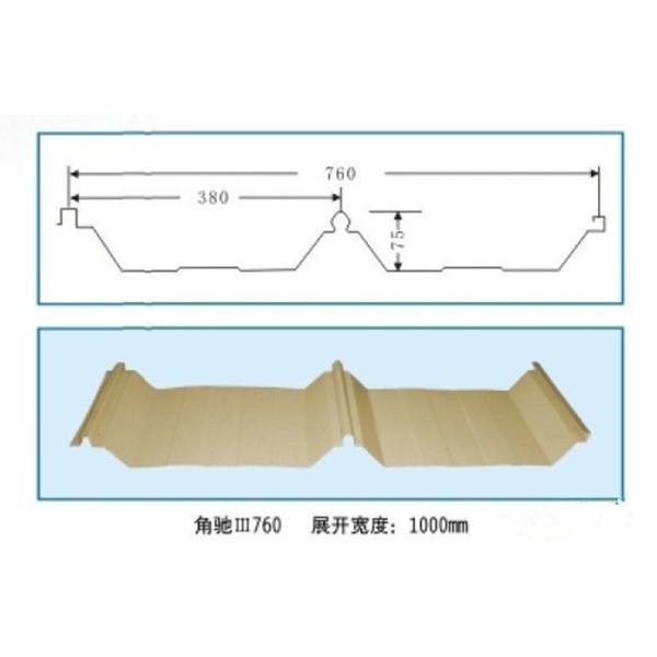 Specialized Continuous JCH Metal Roof Panel Machine With PLC Control System