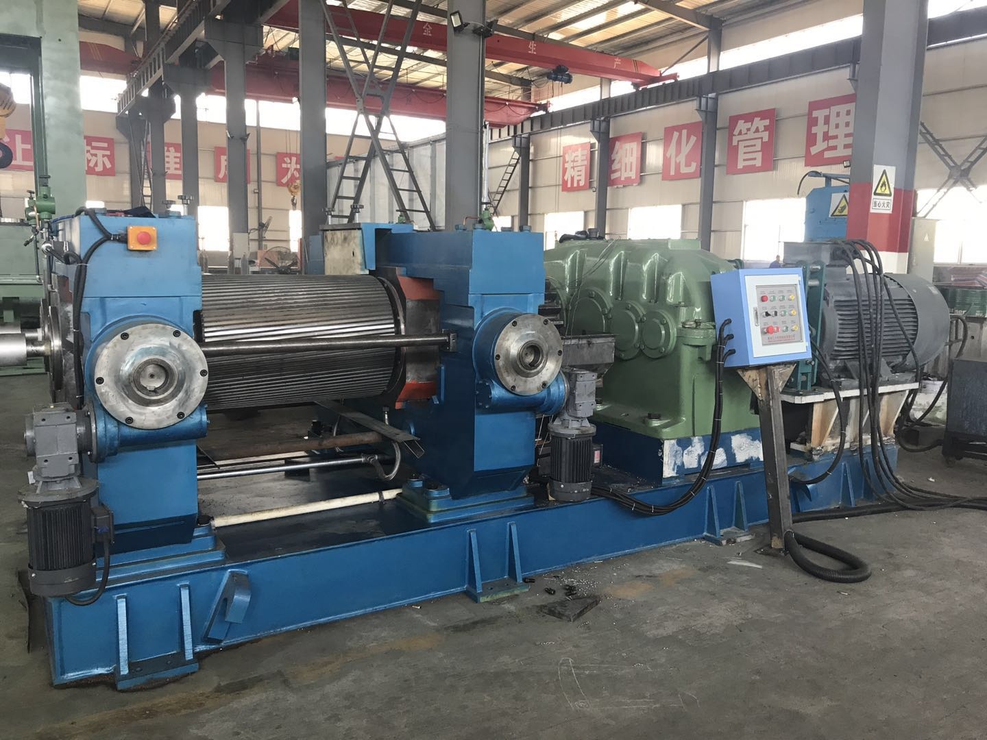 HUICAI Tire Recycling Machine Automatic System Crushed Tire Machinery Roll Crush