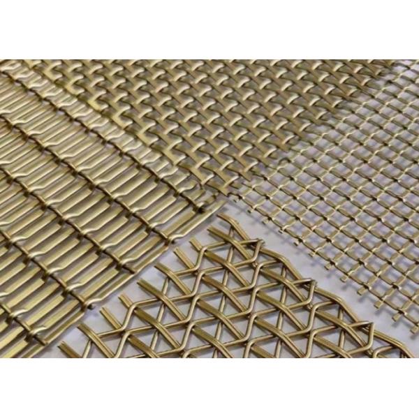 SS304 Decorative Wire Mesh with 50% Open Area and 7KGS Weight for Customized Panel Size Applications