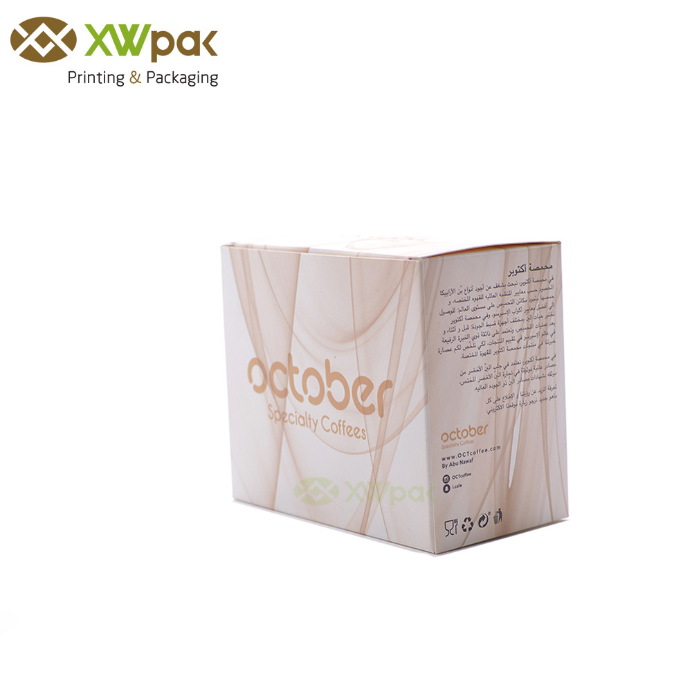 SGS Cake Paper Packing Box Customized Logo Dimension White Ivory Cardboard