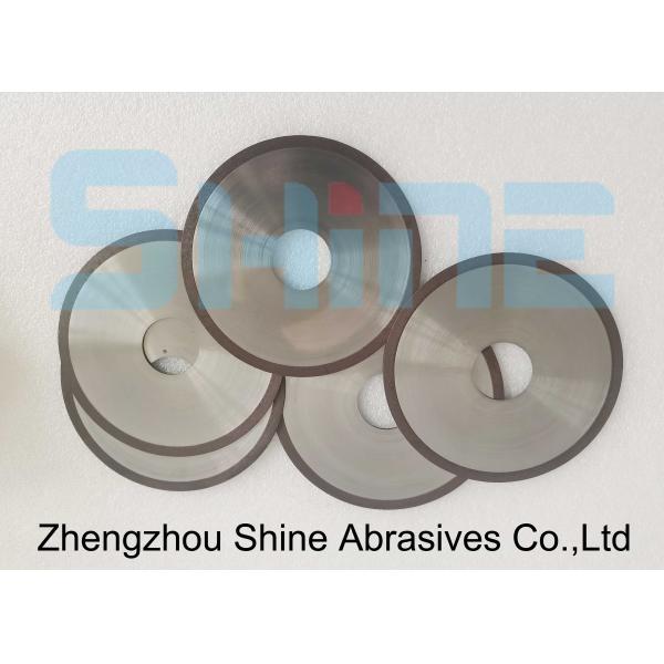 Round 1A1R Diamond Wheels For High Precision Grooving Cutting Off Operations On Ferrous Metals