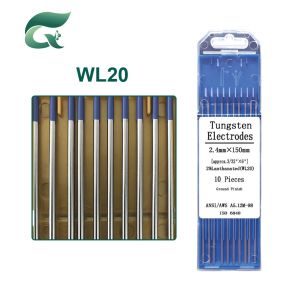 Quality Blue WL20 Lanthanum Tungsten Electrode 4mm Diameter wholesale