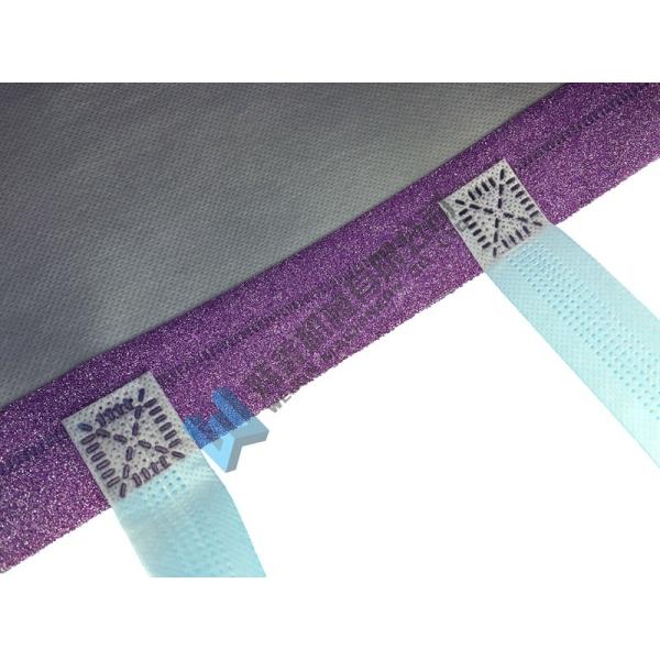 100gsm Eco glitter film lamination Non Woven Bag /Promotional Custom Laminated PP Non Woven Tote Shopping Bag