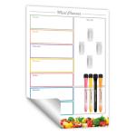 Soft Whiteboard Sheets Reusable Calendar Planner Self Sticky Weekly Planner