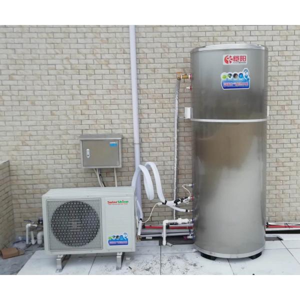 Family House All In One Heat Pump Water Heater , Air Source Water Heater