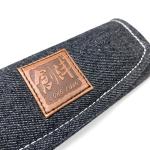 Custom Denim Fabric Surface handmade Flip Cover Hard Glasses Case