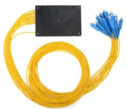 Passive Fiber Optic Splitter 1X16 SC Single Mode G657A ABS Module