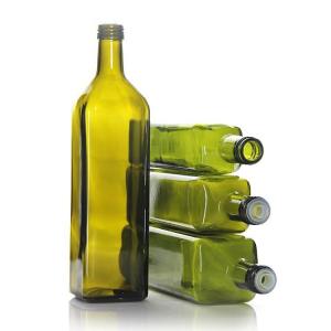 China 250ml Edible Vinegar Glass Oil Bottle Clear Amber Green OEM on sale