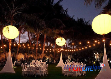 Custom LED Inflatable Event Lighting Balloon With Logo For Event Decoration Inflatable Led Lamp