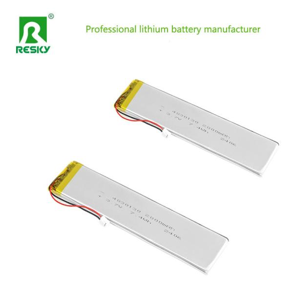 Rechargeable Lithium Polymer Battery Cell 4030130 3.7V 2000mAh 7.4wh Lipo Battery Cell