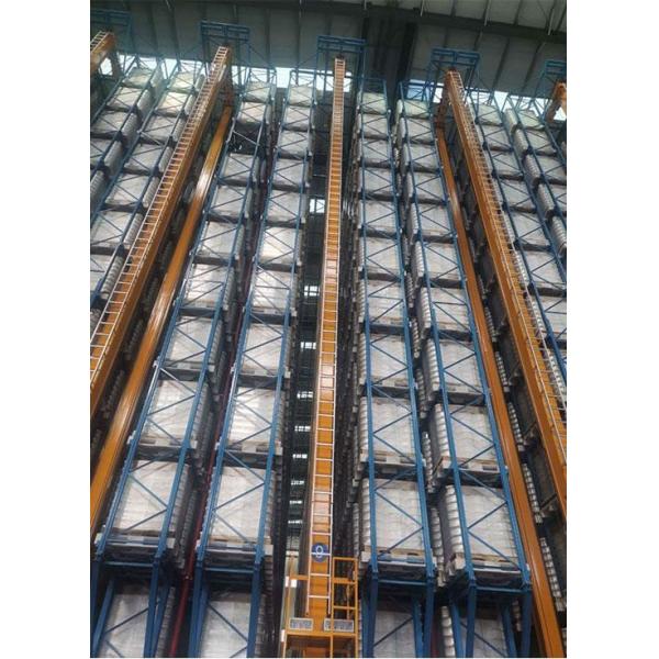 24m 5304 Slots Automated Storage Retrieval System Chemical Fiber Industry