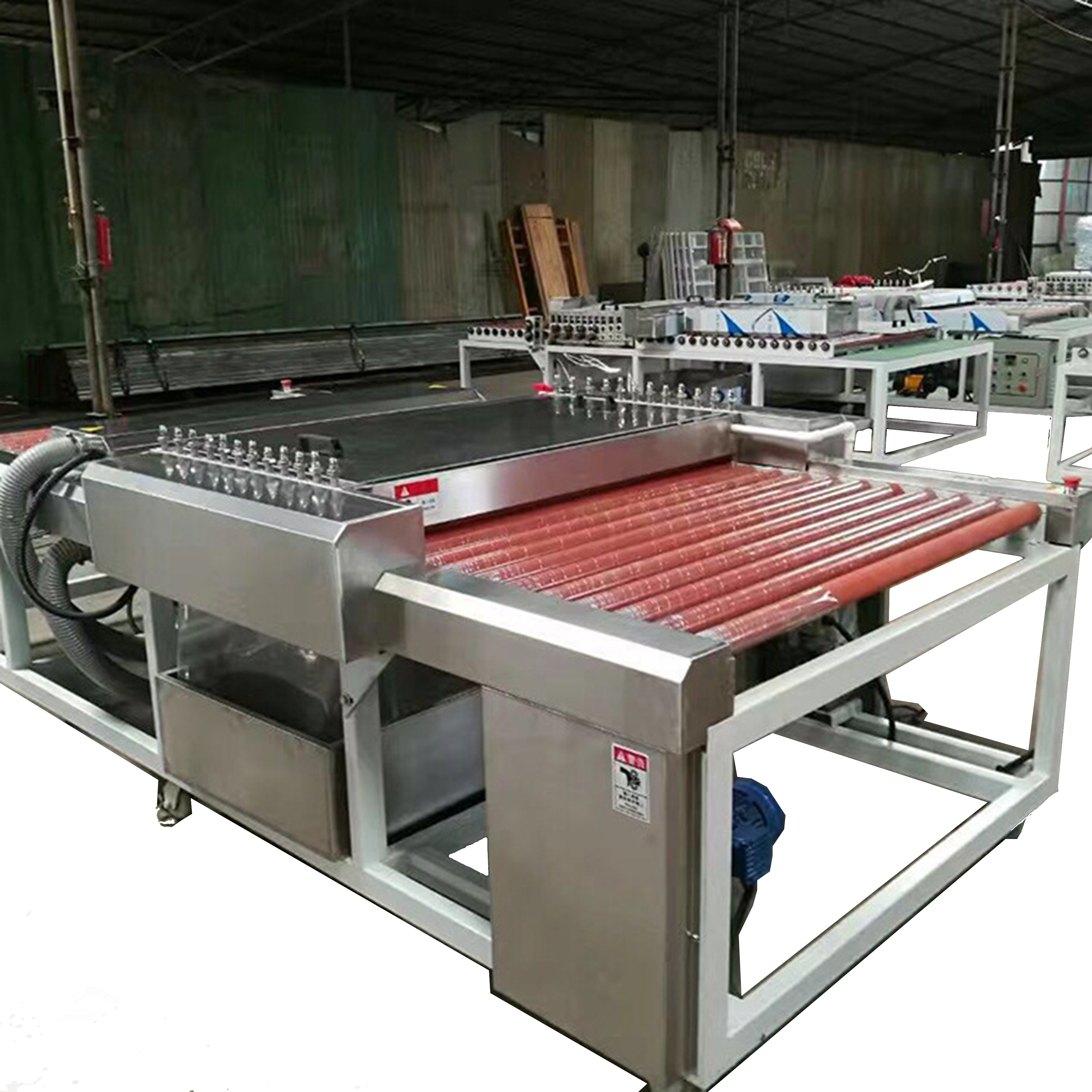 glass brush washing machinery