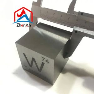 High Density Pure Tungsten Cube Small Volume