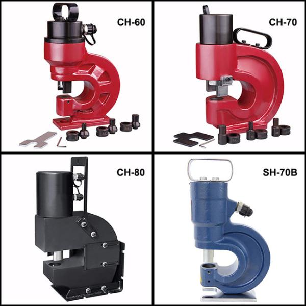 Hydraulic Power Punch Tool 50T 25mm Copper Sheet / 16mm Metal Sheet